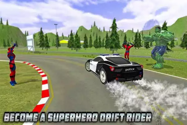 Play Cop Cars Superhero Drift  Stunt Simulator