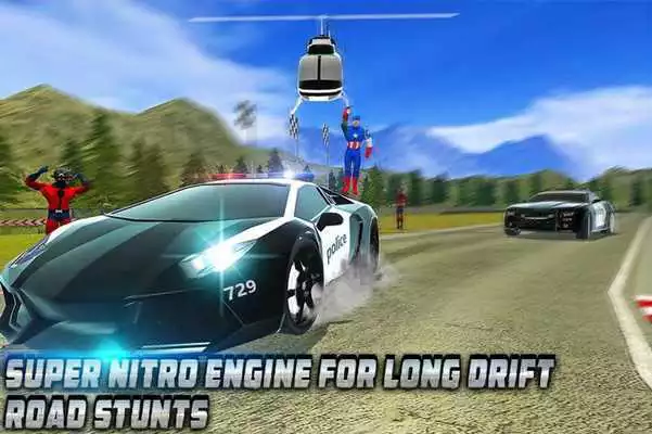 Play Cop Cars Superhero Drift  Stunt Simulator