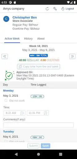 Play Copeo Employee Timesheets  and enjoy Copeo Employee Timesheets with UptoPlay