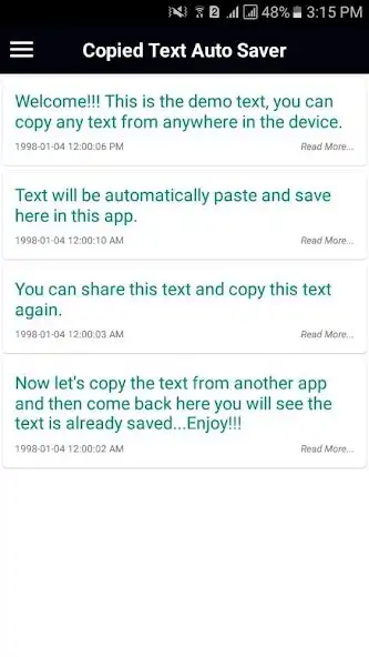 Play Copied Text - Auto Saver  and enjoy Copied Text - Auto Saver with UptoPlay
