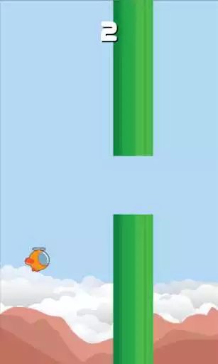 Play Copter based on flappy as an online game Copter based on flappy with UptoPlay