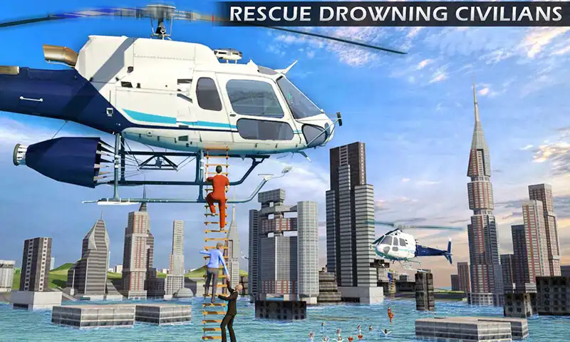 Play Copter Car Ambulance Sim 3d  and enjoy Copter Car Ambulance Sim 3d with UptoPlay