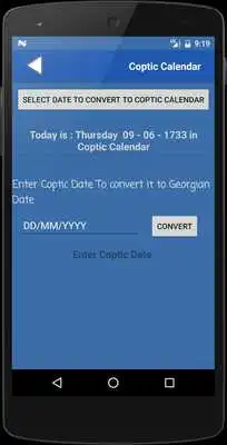 Play Coptic Calendar