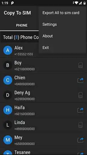 Play Copy To SIM as an online game Copy To SIM with UptoPlay
