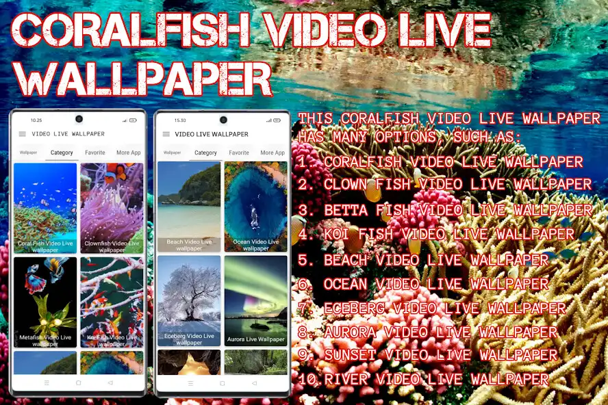 Play Coralfish video live wallpaper  and enjoy Coralfish video live wallpaper with UptoPlay