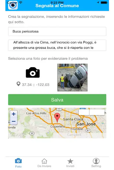 Play Cordova Segnala al Comune Demo  and enjoy Cordova Segnala al Comune Demo with UptoPlay