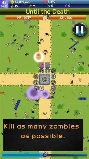 Play Core Defense -Turret Growth(Zombie Defense) as an online game Core Defense -Turret Growth(Zombie Defense) with UptoPlay