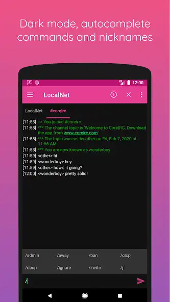 Play CoreIRC as an online game CoreIRC with UptoPlay