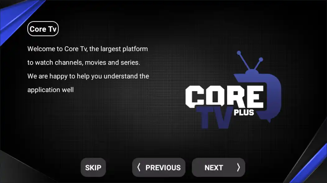 Play Core tv player as an online game Core tv player with UptoPlay