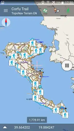 Play Corfu Trail topoguide  and enjoy Corfu Trail topoguide with UptoPlay