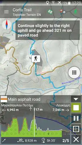 Play Corfu Trail topoguide as an online game Corfu Trail topoguide with UptoPlay