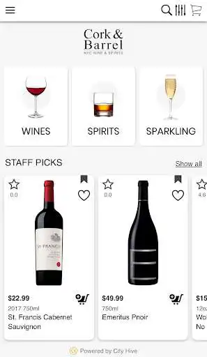 Play Cork & Barrel Wine and Spirits as an online game Cork & Barrel Wine and Spirits with UptoPlay