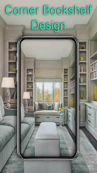 Play Corner Bookshelf Designs  and enjoy Corner Bookshelf Designs with UptoPlay