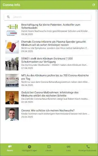 Play Corona-Infos des Klinikum Dortmunds  and enjoy Corona-Infos des Klinikum Dortmunds with UptoPlay