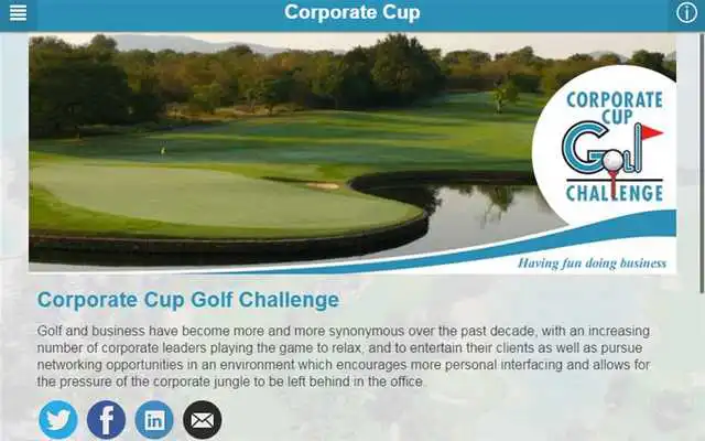 Play Corporate Cup Golf Challenge