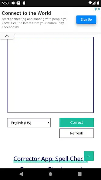 Play Corrector App: Grammar Checker  and enjoy Corrector App: Grammar Checker with UptoPlay