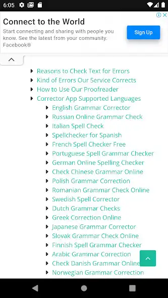 Play Corrector App: Grammar Checker as an online game Corrector App: Grammar Checker with UptoPlay