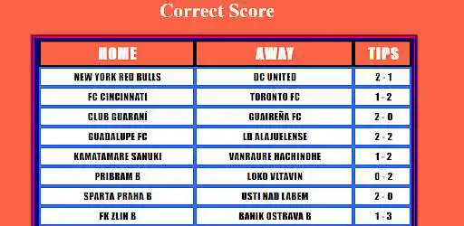 Play Correct Score Analysis  and enjoy Correct Score Analysis with UptoPlay