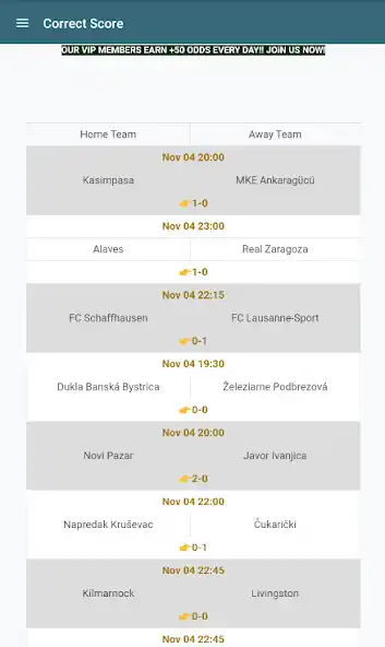 Play Correct Score Fixed Matches as an online game Correct Score Fixed Matches with UptoPlay