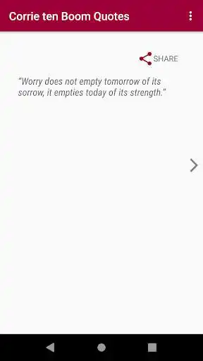 Play Corrie ten Boom Quotes  and enjoy Corrie ten Boom Quotes with UptoPlay