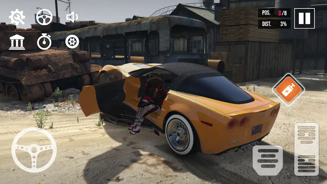Play Corvette Chevrolet Driving Car  and enjoy Corvette Chevrolet Driving Car with UptoPlay