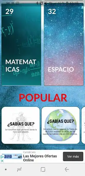 Play COSAS DE CIENCIAS INTERESANTES  and enjoy COSAS DE CIENCIAS INTERESANTES with UptoPlay