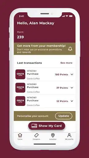 Play Costa Coffee Club Ireland  and enjoy Costa Coffee Club Ireland with UptoPlay