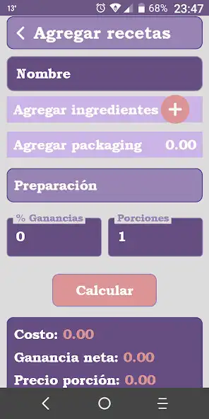Play Costo de tus recetas  and enjoy Costo de tus recetas with UptoPlay