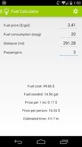 Play Costs Calculator as an online game Costs Calculator with UptoPlay