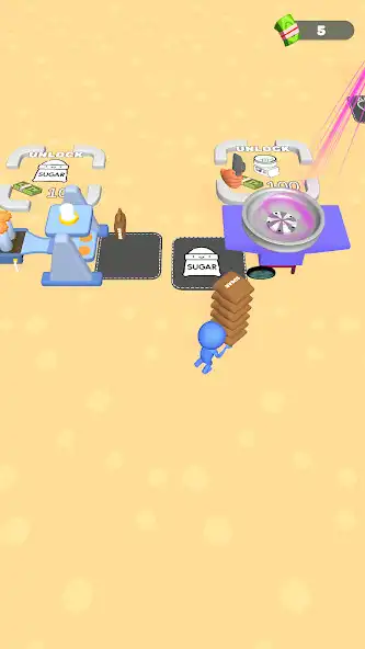 Play CottonCandyFactory as an online game CottonCandyFactory with UptoPlay