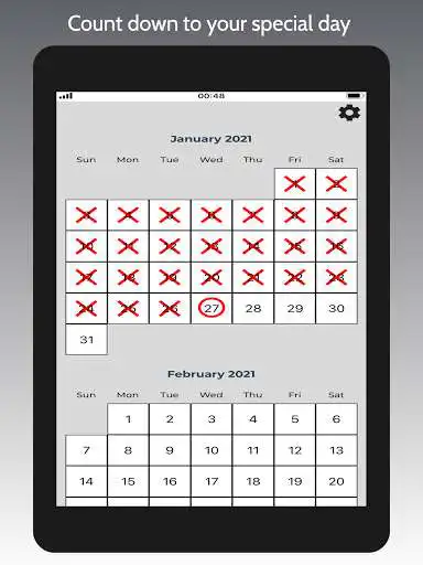 Play Countdown - Calendar Tracker as an online game Countdown - Calendar Tracker with UptoPlay