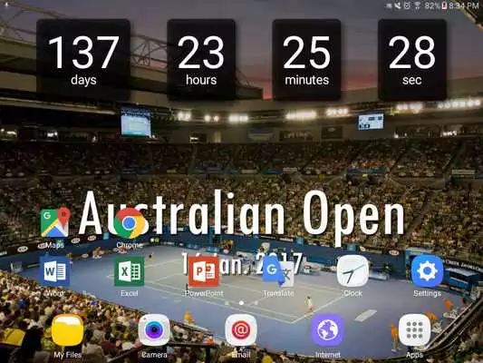 Play Countdown for Australian Open