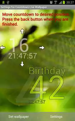 Play Countdown Live Wallpaper Trial