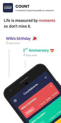 Play Countdown : Reminder, days count  and enjoy Countdown : Reminder, days count with UptoPlay