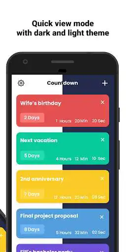 Play Countdown : Reminder, days count as an online game Countdown : Reminder, days count with UptoPlay