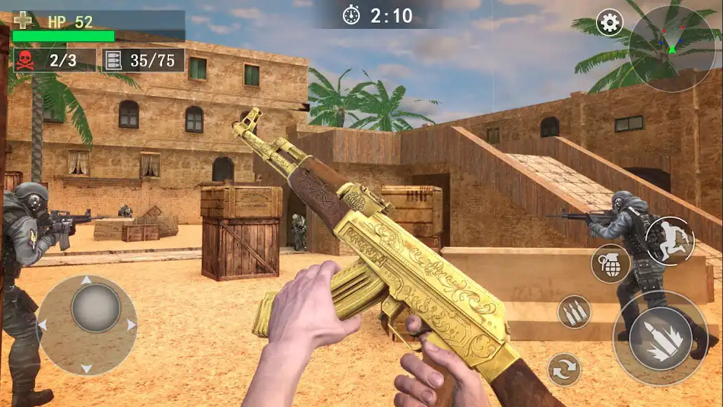 Play Counter Terrorist-Fun FPS Shooting Game as an online game Counter Terrorist-Fun FPS Shooting Game with UptoPlay