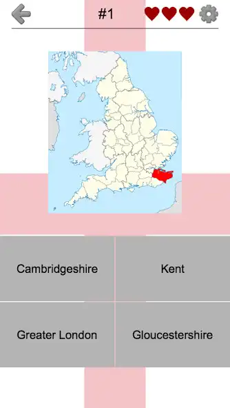 Play Counties of England - Quiz on county towns  flags  and enjoy Counties of England - Quiz on county towns  flags with UptoPlay