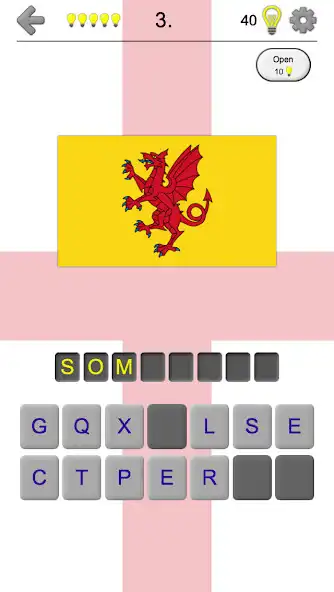 Play Counties of England - Quiz on county towns  flags as an online game Counties of England - Quiz on county towns  flags with UptoPlay