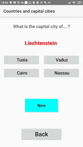 Play Countries and capital cities as an online game Countries and capital cities with UptoPlay