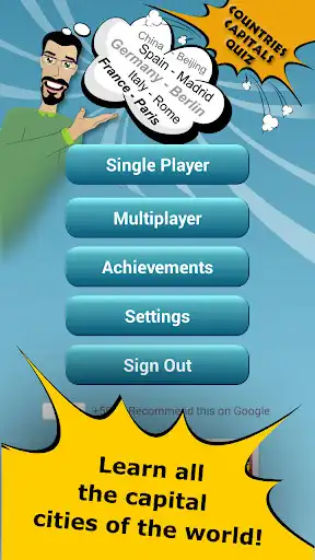 Play Countries Capitals Quiz +  and enjoy Countries Capitals Quiz + with UptoPlay