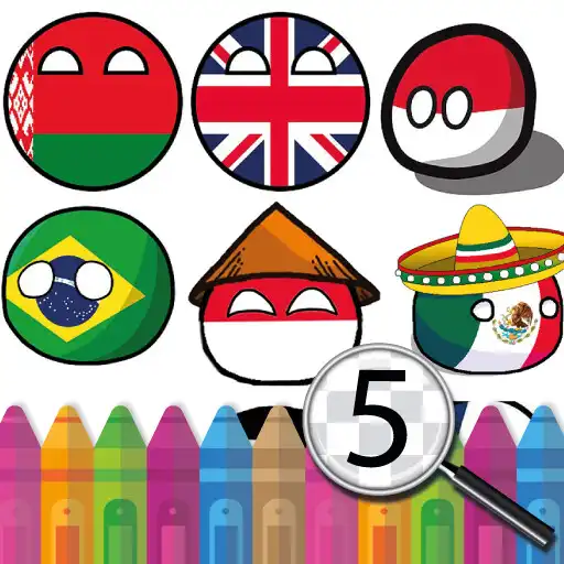 Play Countryballs coloring book APK Play Countryballs coloring book APK