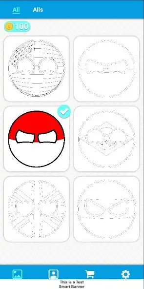Play Countryballs coloring book  and enjoy Countryballs coloring book with UptoPlay