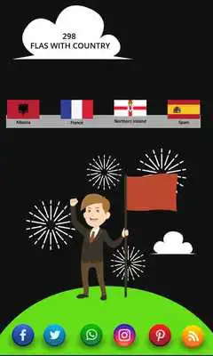 Play Country flags with name