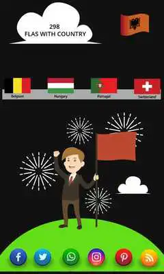 Play Country flags with name