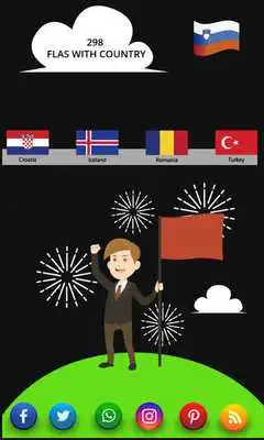 Play Country flags with name