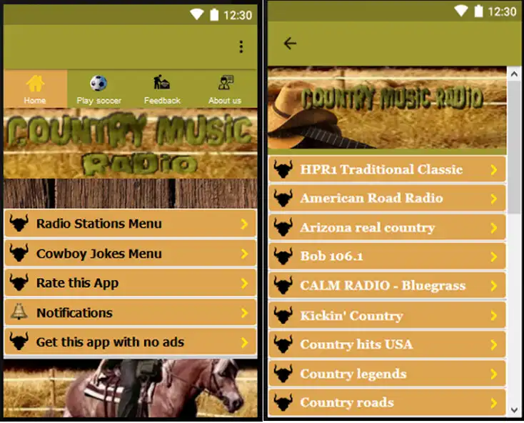 Play Country music radio stations in the USA  and enjoy Country music radio stations in the USA with UptoPlay