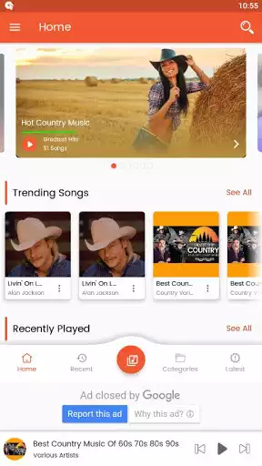 Play Country Music Songs