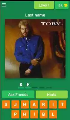 Play Country Singers Picture Quiz