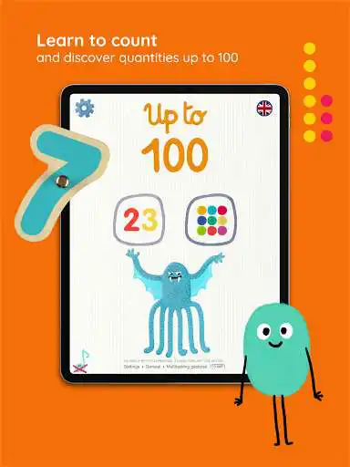 Play Count with Marbotic Up to 100  and enjoy Count with Marbotic Up to 100 with UptoPlay