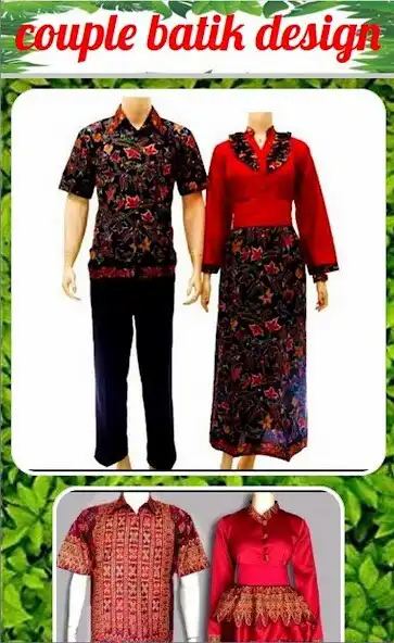 Play couple batik design  and enjoy couple batik design with UptoPlay